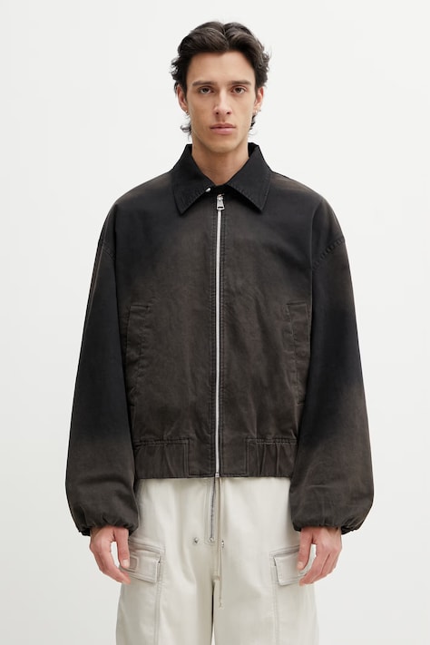 Axel Arigato Ellis Washed Jacket kurtka przejściowa z bawełną męska brązowa A3755001