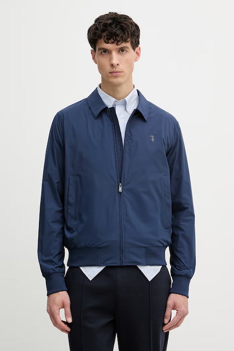 Trussardi krótka kurtka męska granatowa R025M000049N