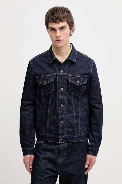 Levi's kurtka jeansowa męska THE TRUCKER JACKET granatowa 72334-0791