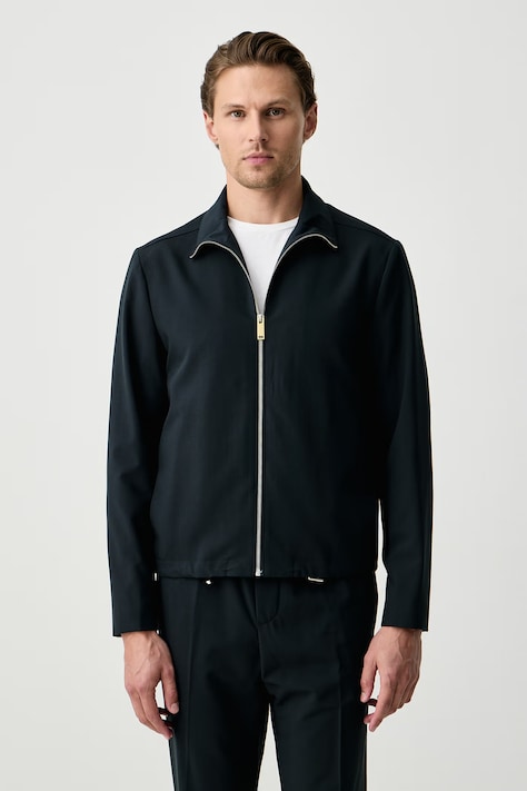 Sisley Krátka bunda pánska modrá 29B3SN04F