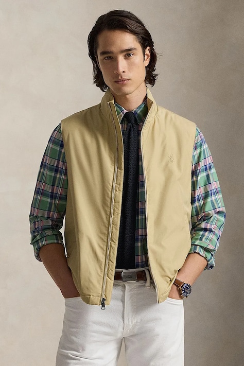 Polo Ralph Lauren smanicato colore marrone 710961832