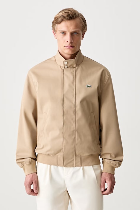 Lacoste transitional jacket with cotton Men's beige BH1349