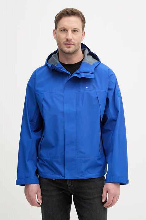 Tommy Hilfiger prijelazna jakna za muškarce plava MW0MW42501