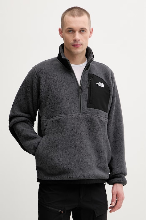 The North Face bluza polarowa męska Yumiori Off Peak szara NF0A8FKPMN81