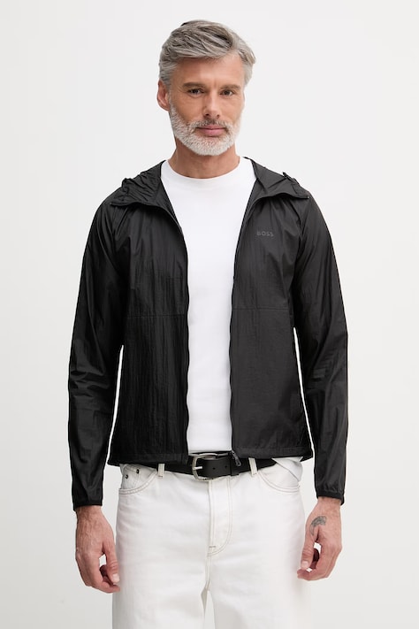 BOSS Green krótka kurtka męska czarna 50558877