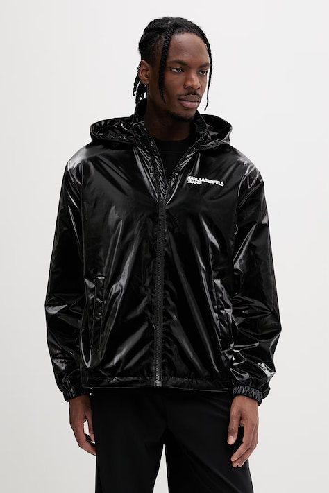 Karl Lagerfeld Jeans krótka kurtka męska czarna B2M15022