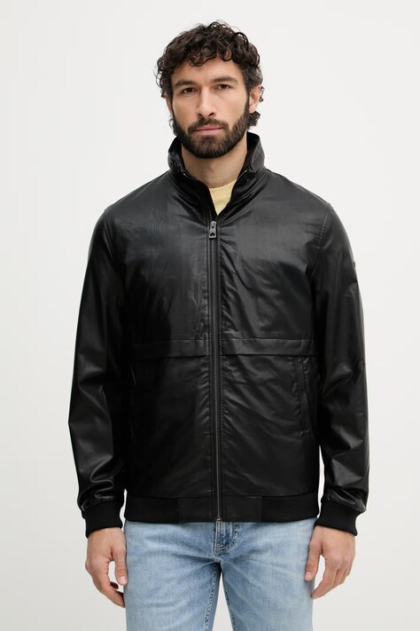 Guess μεταβατικό ανδρικό μπουφάν μαύρο M6GL07 W1663