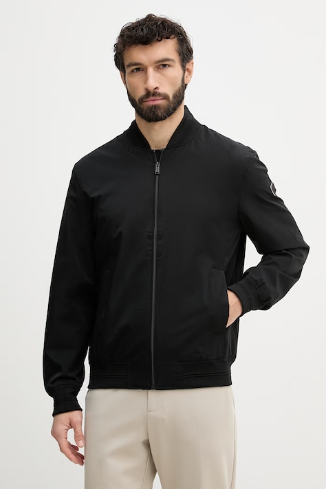 Guess giacca bomber da uomo nero M6RL09 WJ362