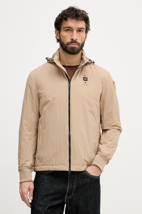 Blauer kurtka przejściowa męska DALTON beżowa BLUC02221