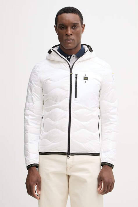 Blauer kurtka puchowa WAVE kolor biały przejściowa BLUC03177