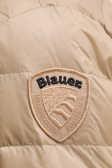 Пухова куртка Blauer AUSTIN — SS26-KUM0J7, коричневий — фото 5