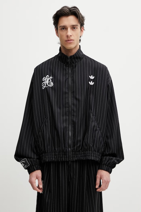 adidas Originals x Willy Chavarria kurtka oversize męska z dodatkiem merino czarna KR8696
