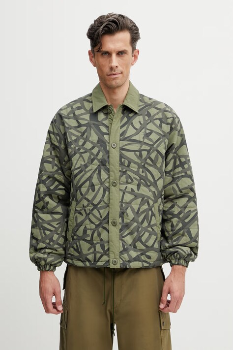 by Parra A Forest krótka kurtka męska zielona 55200