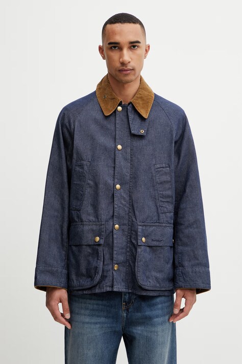 Barbour MCA1104IN71 krótka kurtka jeansowa męska granatowa OS Bedale