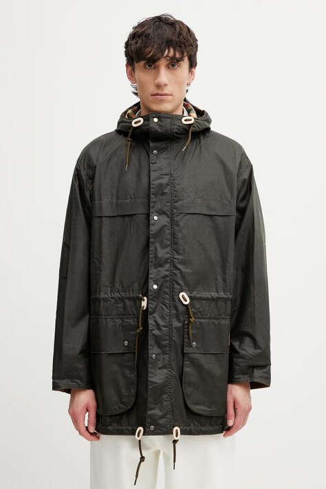 Barbour x Paul Smith Durham kurtka męska zielona MWX2561OL51