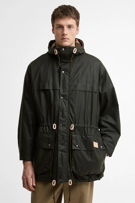Barbour x Paul Smith Durham ανδρικό μπουφάν πράσινο MWX2561OL51
