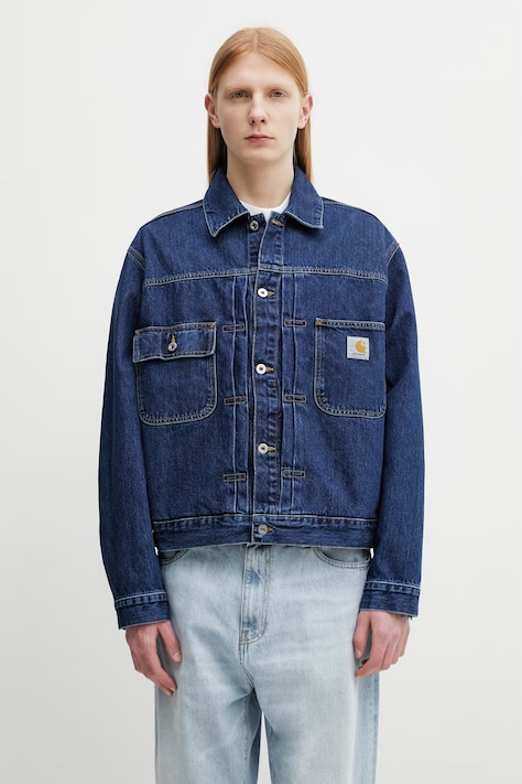 Carhartt WIP Belmar Jacket kurtka jeansowa męska niebieska I036586.106