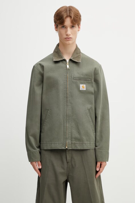 Carhartt WIP Detroit Jacket kurtka przejściowa bawełniana męska zielona I034819.3MA4O
