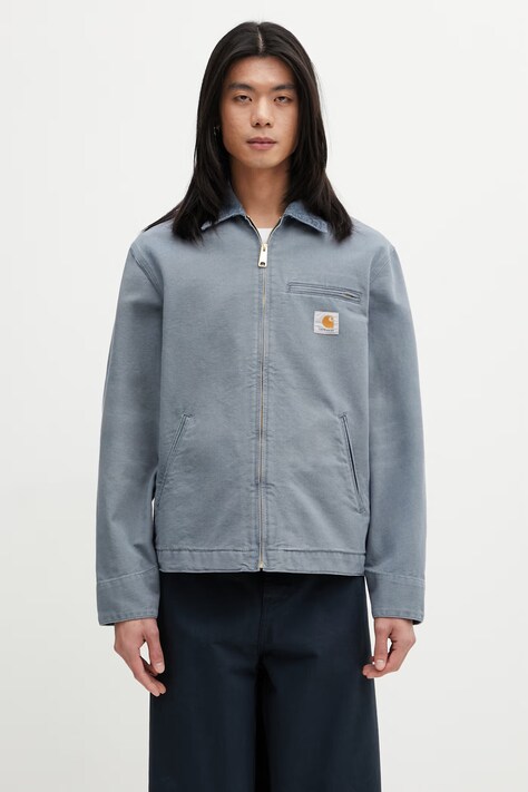 Carhartt WIP Detroit Jacket kurtka przejściowa bawełniana męska niebieska I034819.3MC4O
