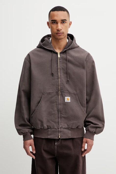 Carhartt WIP OG Active Jacket kurtka przejściowa męska bawełniana brązowa I034820.3IS4O