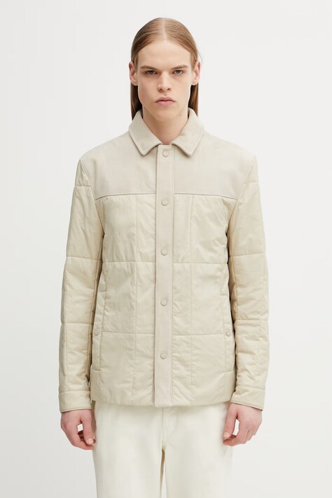 Mackage krótka kurtka męska beżowa HENRIK
