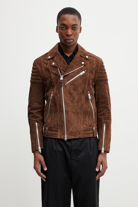 Mackage ramoneska męska zamszowa brązowa KENNETH.SU