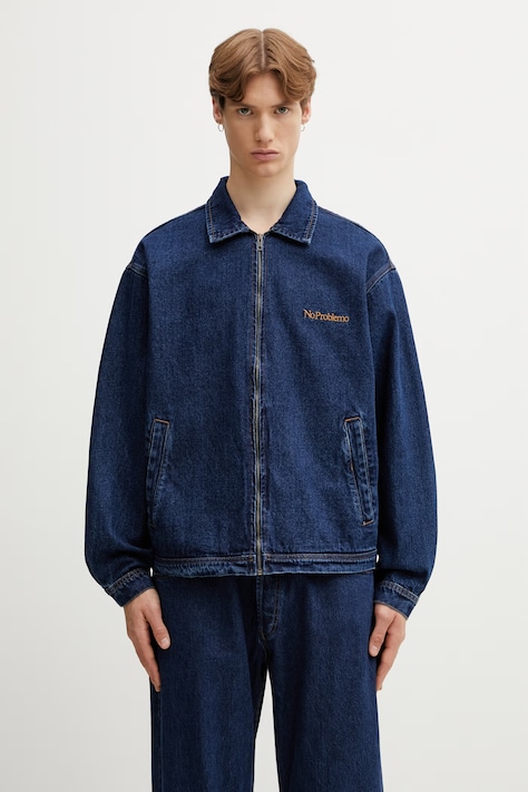 No Problemo Nayoko Heavyweight kurtka jeansowa męska niebieska NP7020305