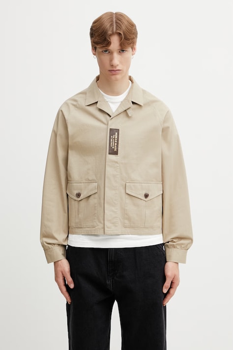 Human Made MENS WOVEN JACKET μπουφάν βαμβακερό ανδρικό μπεζ HM31JK009