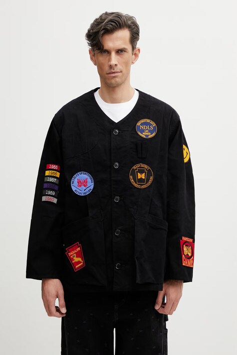 Needles kurtka przejściowa męska czarna SX138