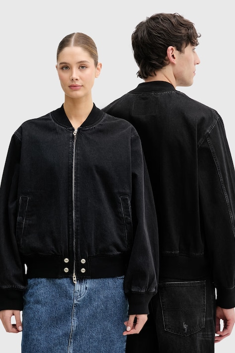 Diesel geacă bomber denim D-GUZ negru A19882.0BEBQ