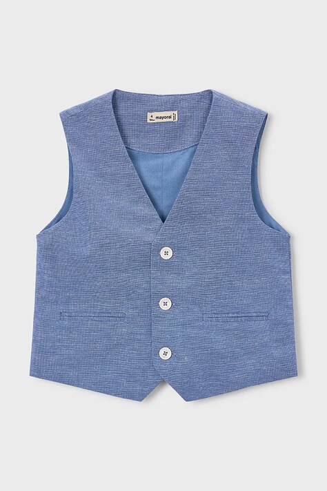 Дитячий жилет з домішкою льону Mayoral 3379