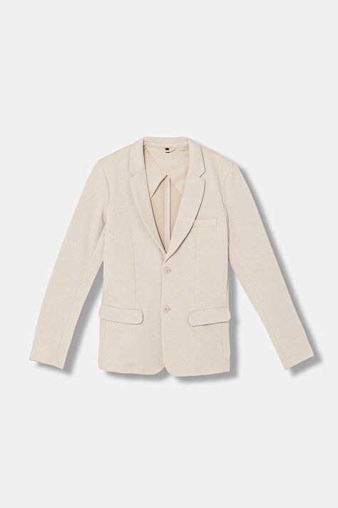 Emporio Armani marynarka dziecięca kolor beżowy EB001346 AF20698