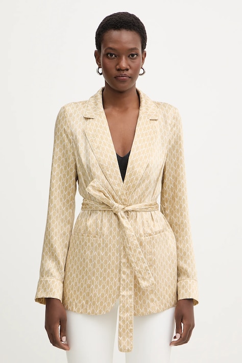 Σακάκι Marciano by Guess ELIDA χρώμα: μπεζ, 6RGN08 7435A