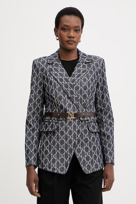 Marciano by Guess marynarka dwurzędowa damska jeansowa LIAN granatowa G6GN18 D1043