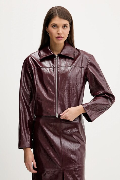 HUGO kurtka kolor bordowy przejściowa 50552967