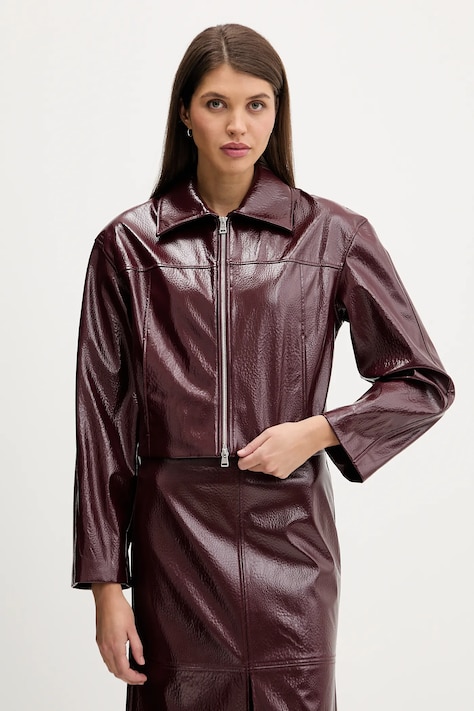 HUGO kurtka kolor bordowy przejściowa 50552967