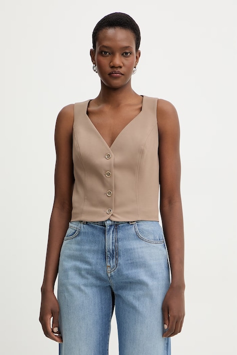 Vesta Guess NAUSICA béžová barva, jednořadá, W6RH52 WH9Y2