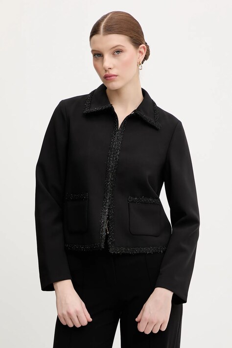 Joop! marynarka kolor czarny jednorzędowa gładka 30100109