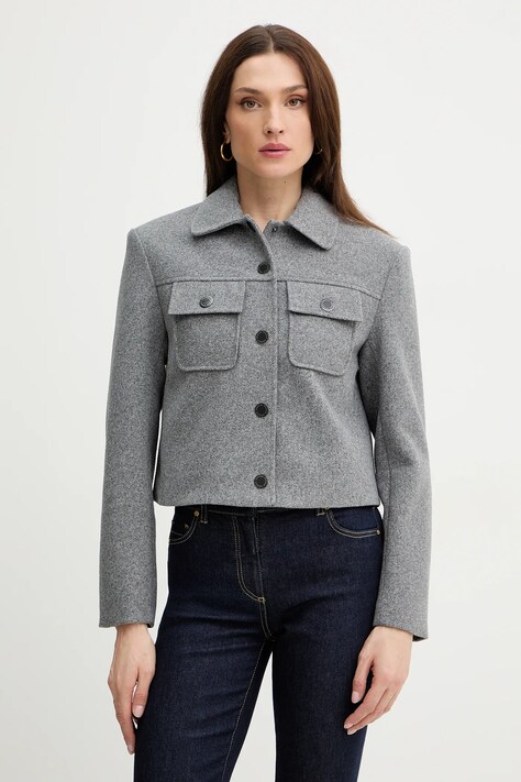 Morgan marynarka kolor szary jednorzędowa melanżowa VALMON