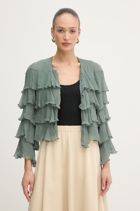 Marella пиджак женский из вискозы MLMFAREA зелёный 2613041075200