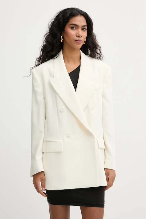 Marella zakó MLTFERVORE bézs, sima, kétsoros gombolású, 2613041093200