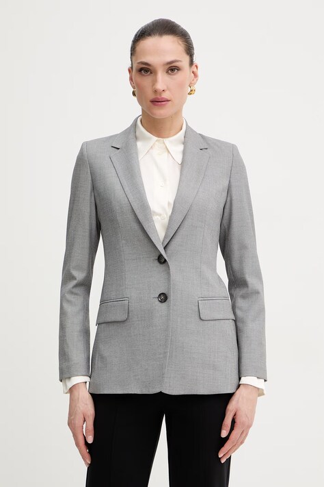 IBlues marynarka ACINO kolor szary jednorzędowa melanżowa 2617041151200