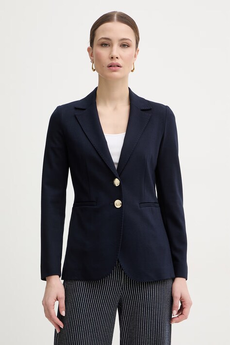 IBlues marynarka URBAN kolor granatowy jednorzędowa gładka 2617911061200