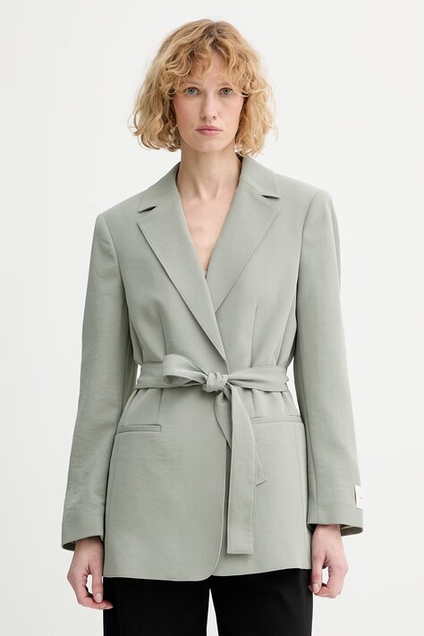 Calvin Klein sako dámske zelené LV044F405G