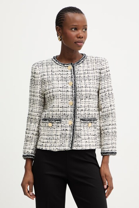 Luisa Spagnoli marynarka jednorzędowa damska Vibio beżowa 542807