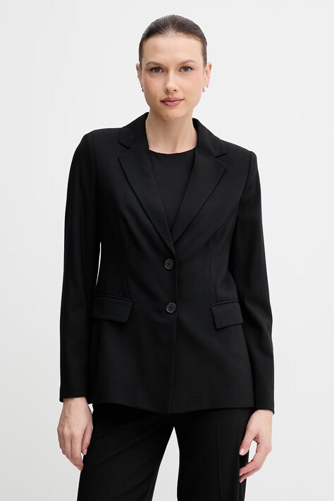 United Colors of Benetton marynarka jednorzędowa damska z wiskozą czarna 2962DW02W