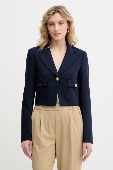 United Colors of Benetton marynarka jednorzędowa damska granatowa 243XDW03M
