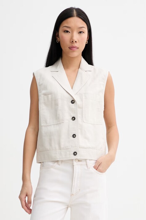 Marc O'Polo vesta dámská s lyocellem béžová 5000013110