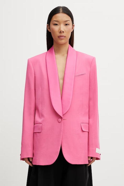 Kenzo Blazer / Gilet костюмний піджак вовняний жіночий рожевий FG52VE2859TF