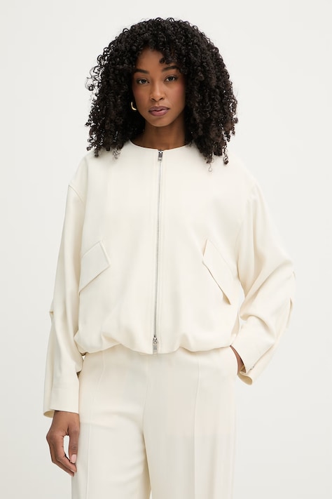 BOSS kurtka damska Jajila beżowa 50558385